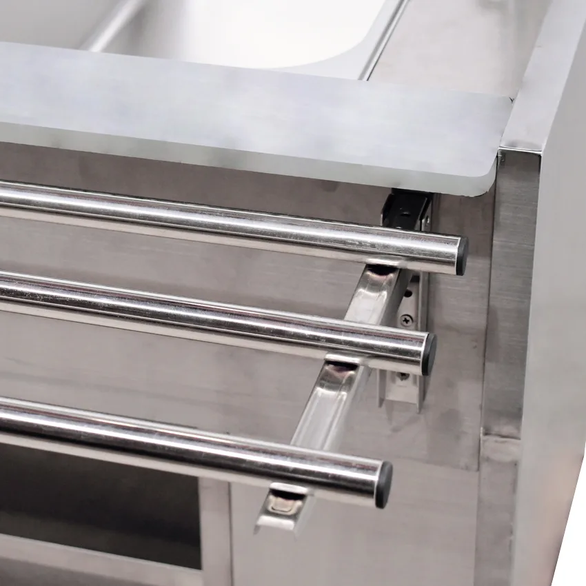 48″ 3 Pan Sealed Well Steam Table with Integrated Lighting Canopy, All-Stainless-Steel, 110V, 1450W