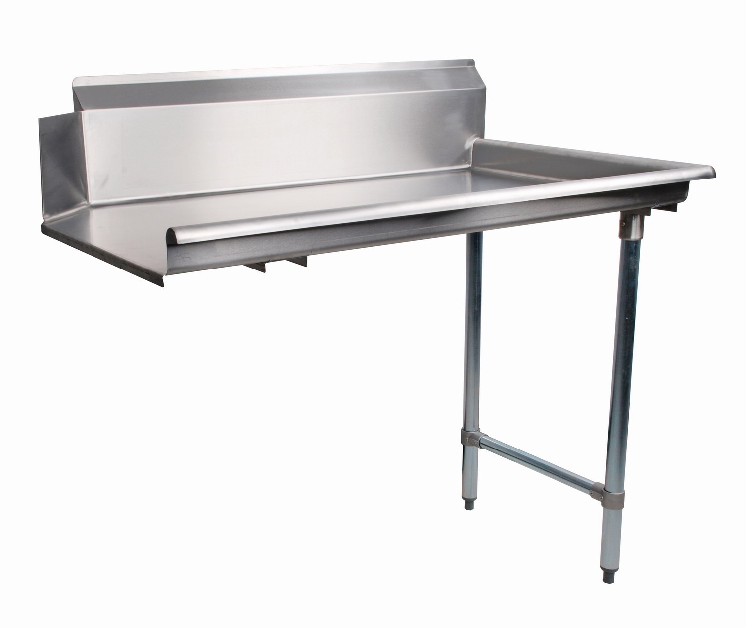 60″ Stainless Steel Clean Dish Table – Right Side