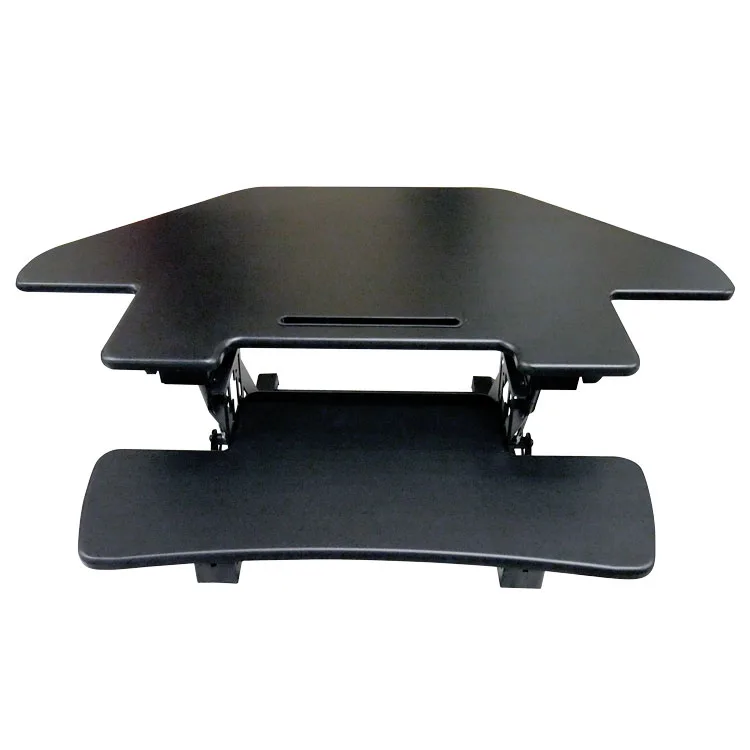43.3″ x 23.6″ Height-Adjustable Standing Corner Desktop Desk