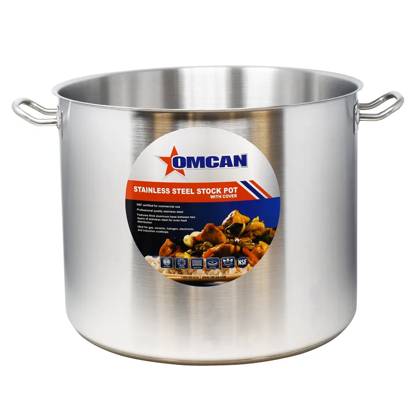 60 qt Stainless Steel Stock Pot with Lid
