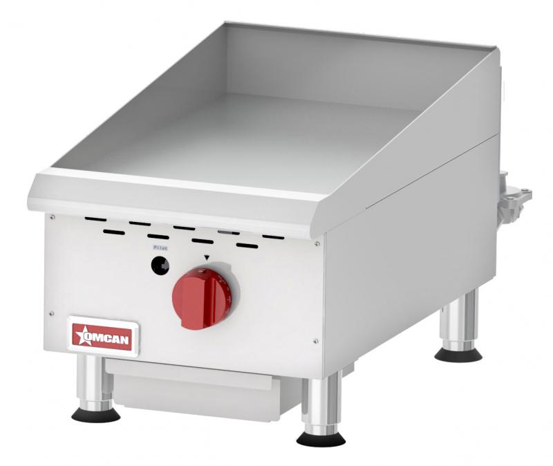 Elite 15" Countertop Gas Griddle 1 Burner with Thermostatic Control – 30,000 BTU