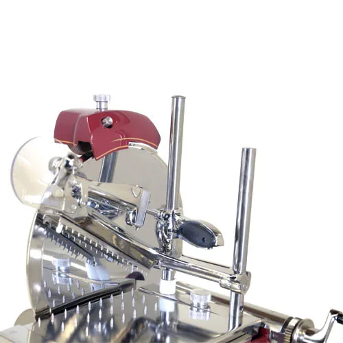 Trento Luxury Series 12″ Manual Volano Slicer with Flower Flywheel – Red