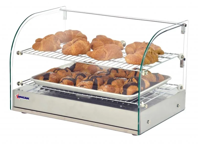 22" Countertop Display Warmer,  2 Shelves,  2 Rear Hinged Doors, Full-Service, 1.59 cu.ft. (45 L) Capacity