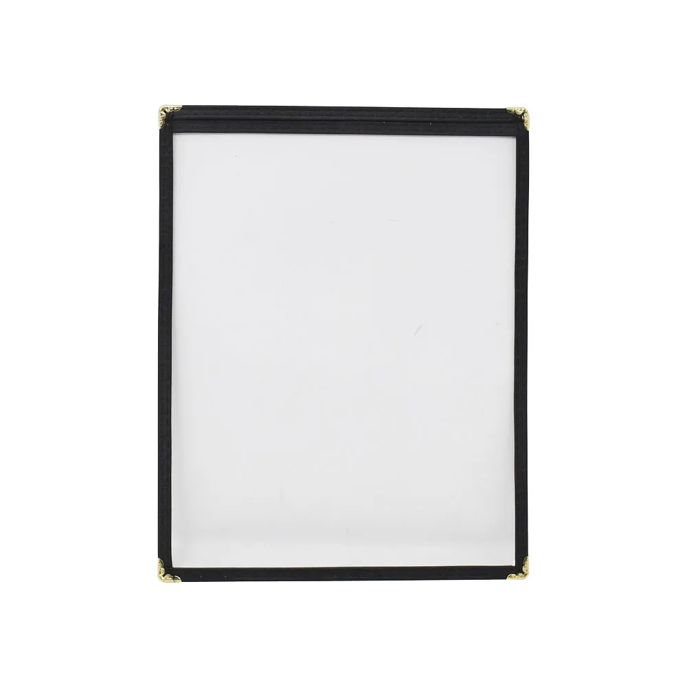 9 1/2″ x 11 3/4″ Black Single Menu Holder