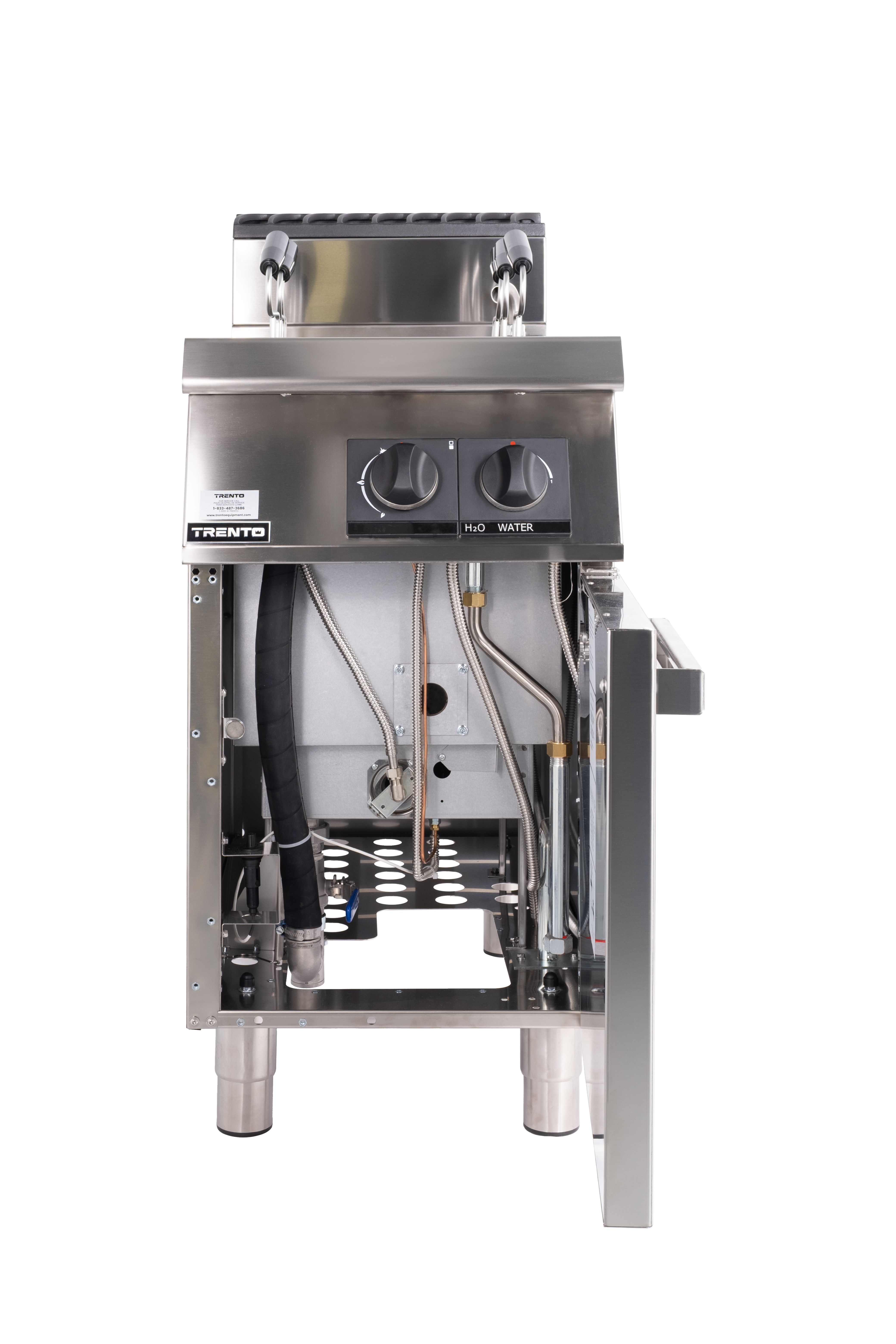 Trento 12 Gallon (45L) Natural Gas Pasta Cooker – 47,500 BTU