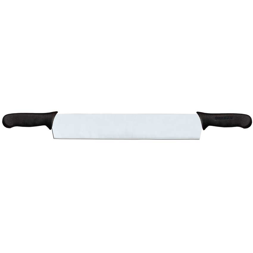 15 1/2" Cheese Knife with Black Double DR Handle