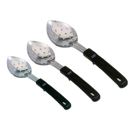 Perforated Basting Spoons with Plastic Handles