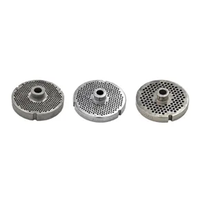 Stainless Steel #32 machine plate with hub 3.5mm (9/64″) – three notches/ round