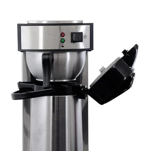 Stainless Steel Coffee Maker with 2-Liter Air Pot capacity