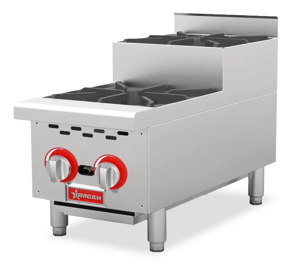 12″ Step-Up Hot Plate with 2 Burners