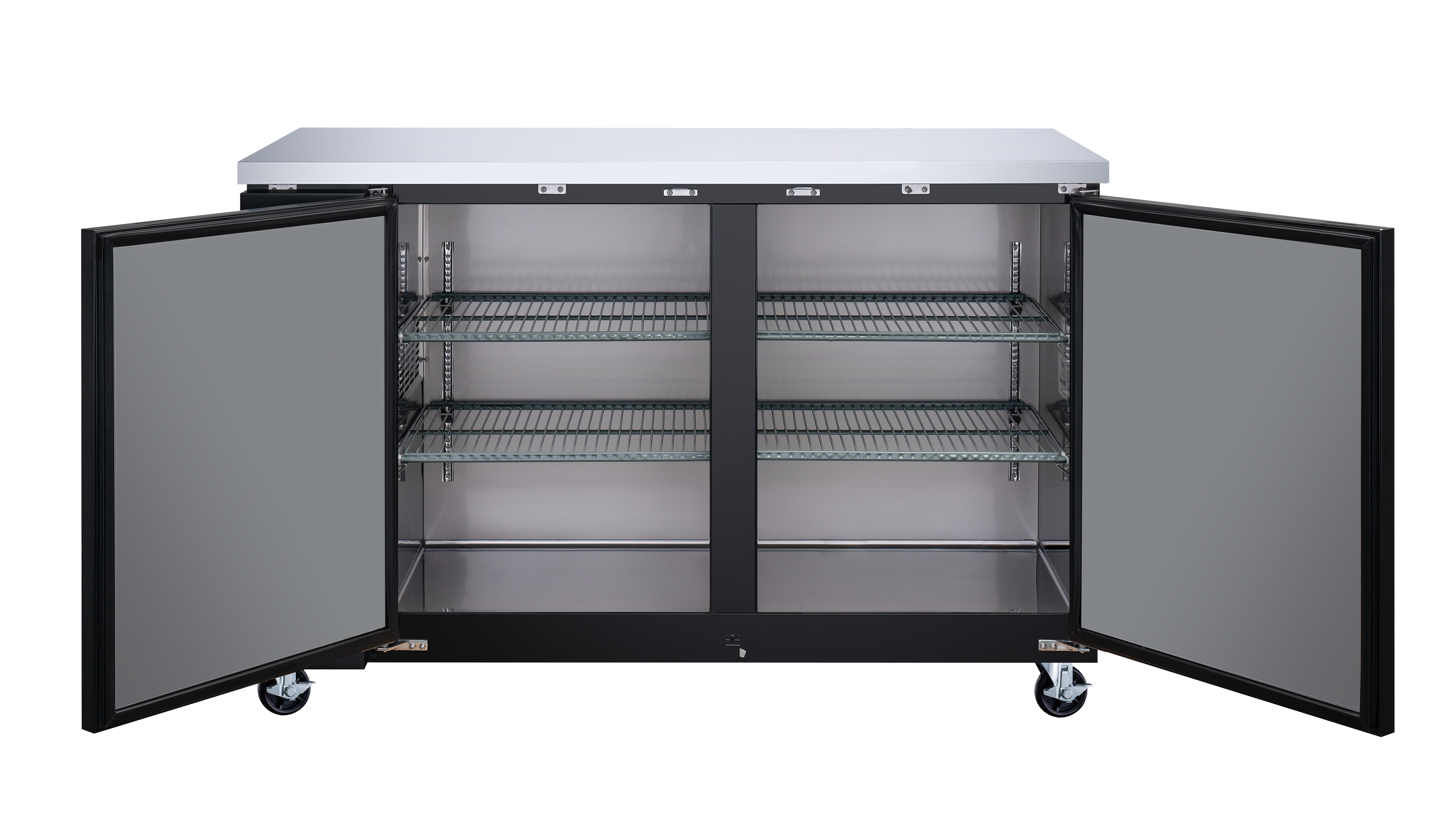 61" Solid 2-Door Bottle Cooler, 15.8 cu.ft. (446 L)