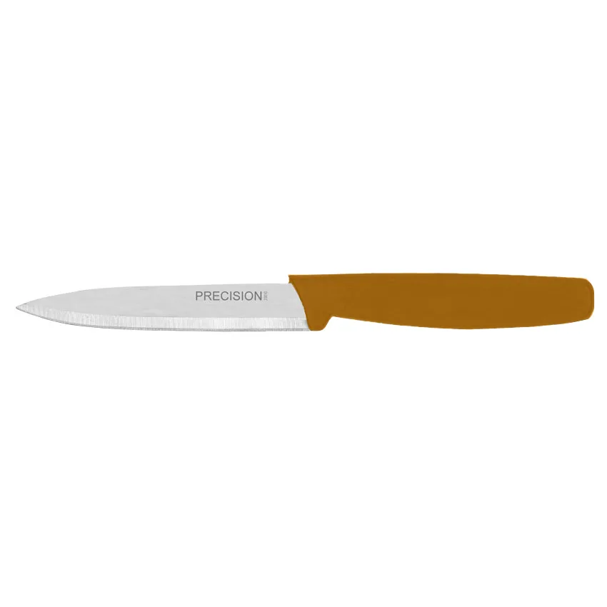 4" Paring Knife with Orange Polypropylene Handle