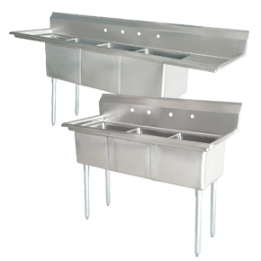 3-Compartment Sinks