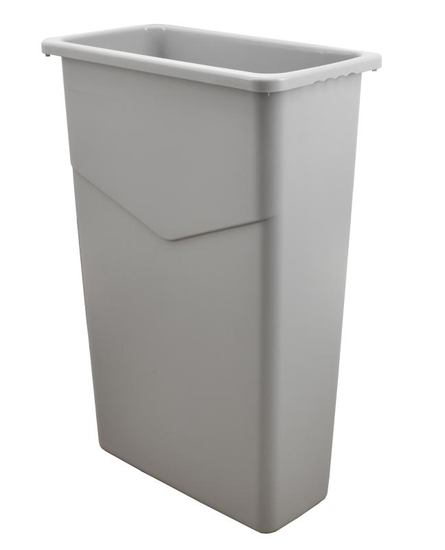 20 Gallon (75 Liter) Polyethylene Gray Recycling Trash Container