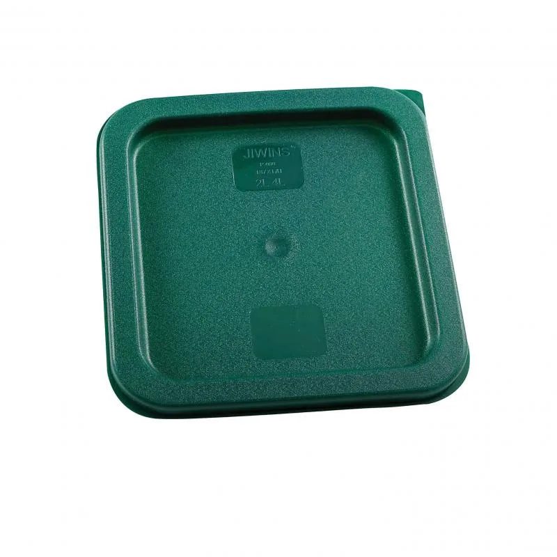Green Polyethylene Lid for 2 / 4 qt Storage Containers