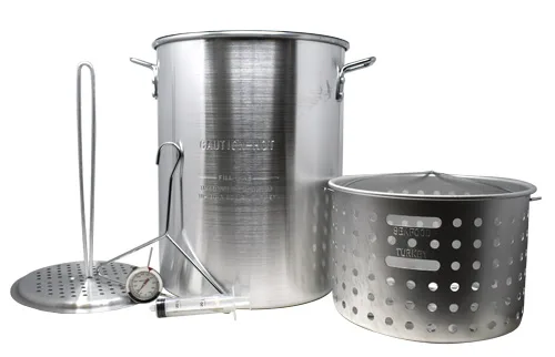 30 qt Turkey Fryer and 10 qt Fish Fryer/Boiler/Steamer Set