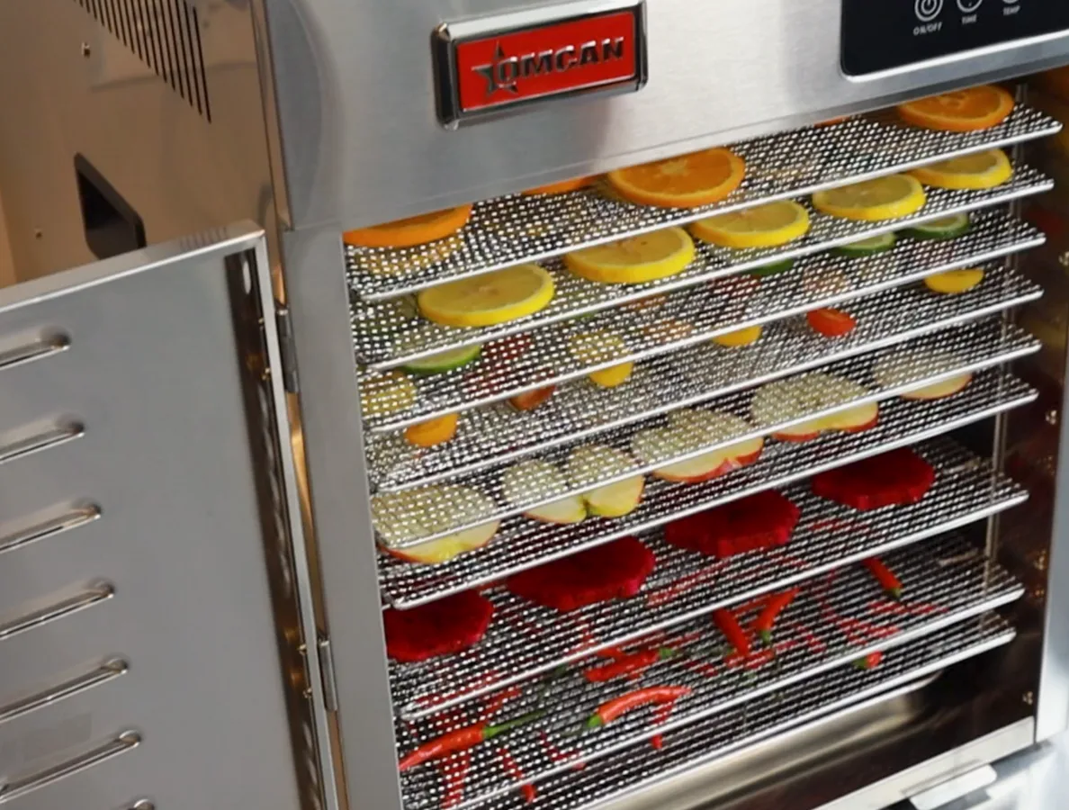 12 Trays Stainless Steel Food Dehydrator w/ Digital Control