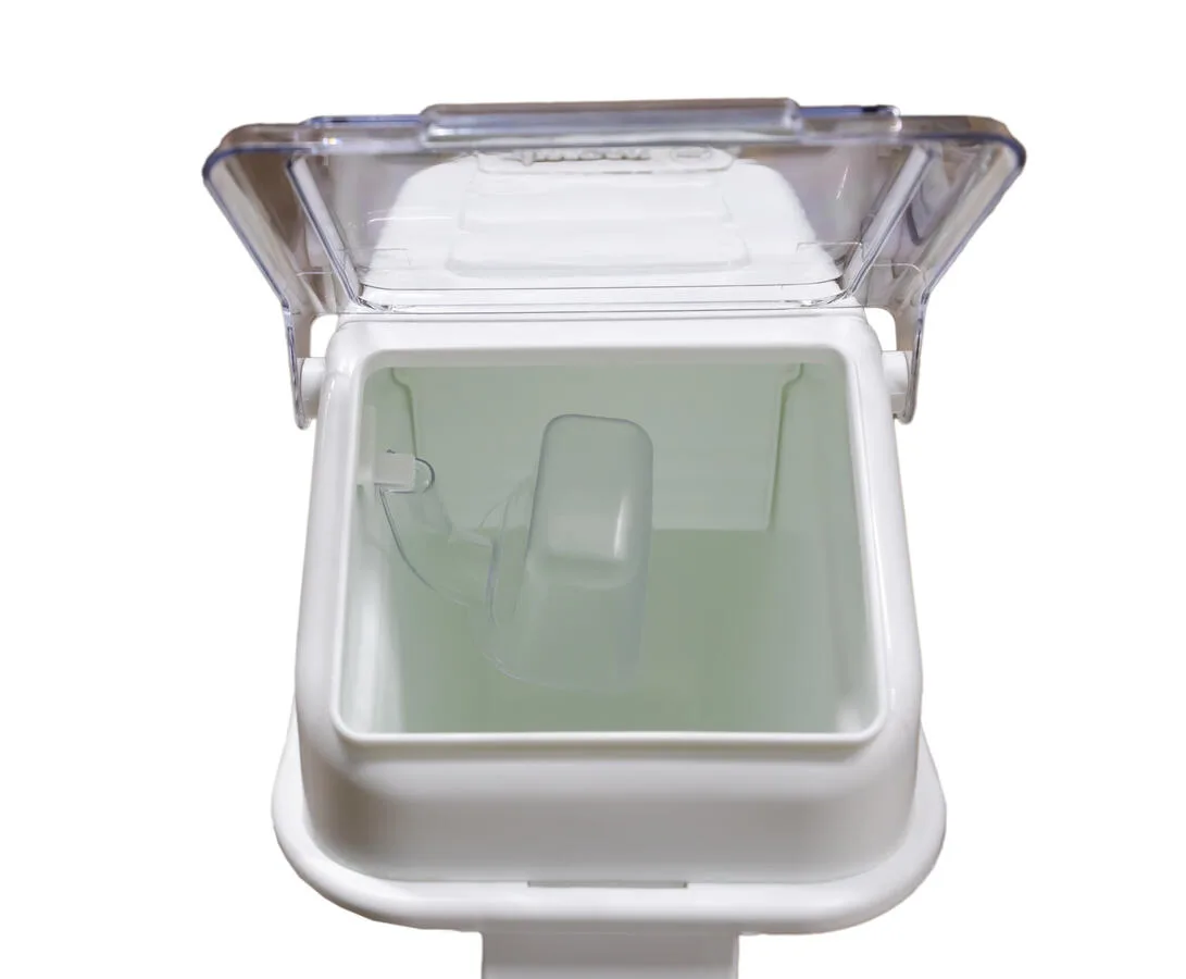 6 Gallon (24 Liter) Shelf Ingredient Bin with Scoop – Set of 2