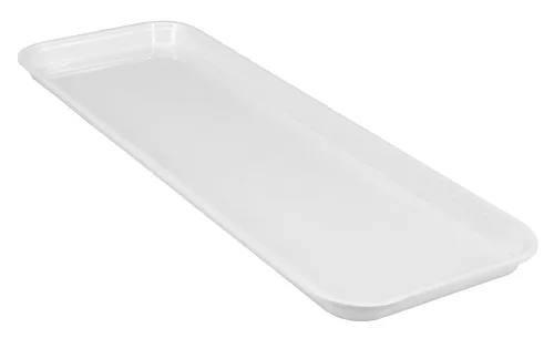 26″ x 9″ x 3/4″ White Market Tray