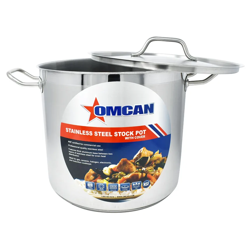 20 qt Stainless Steel Stock Pot with Lid
