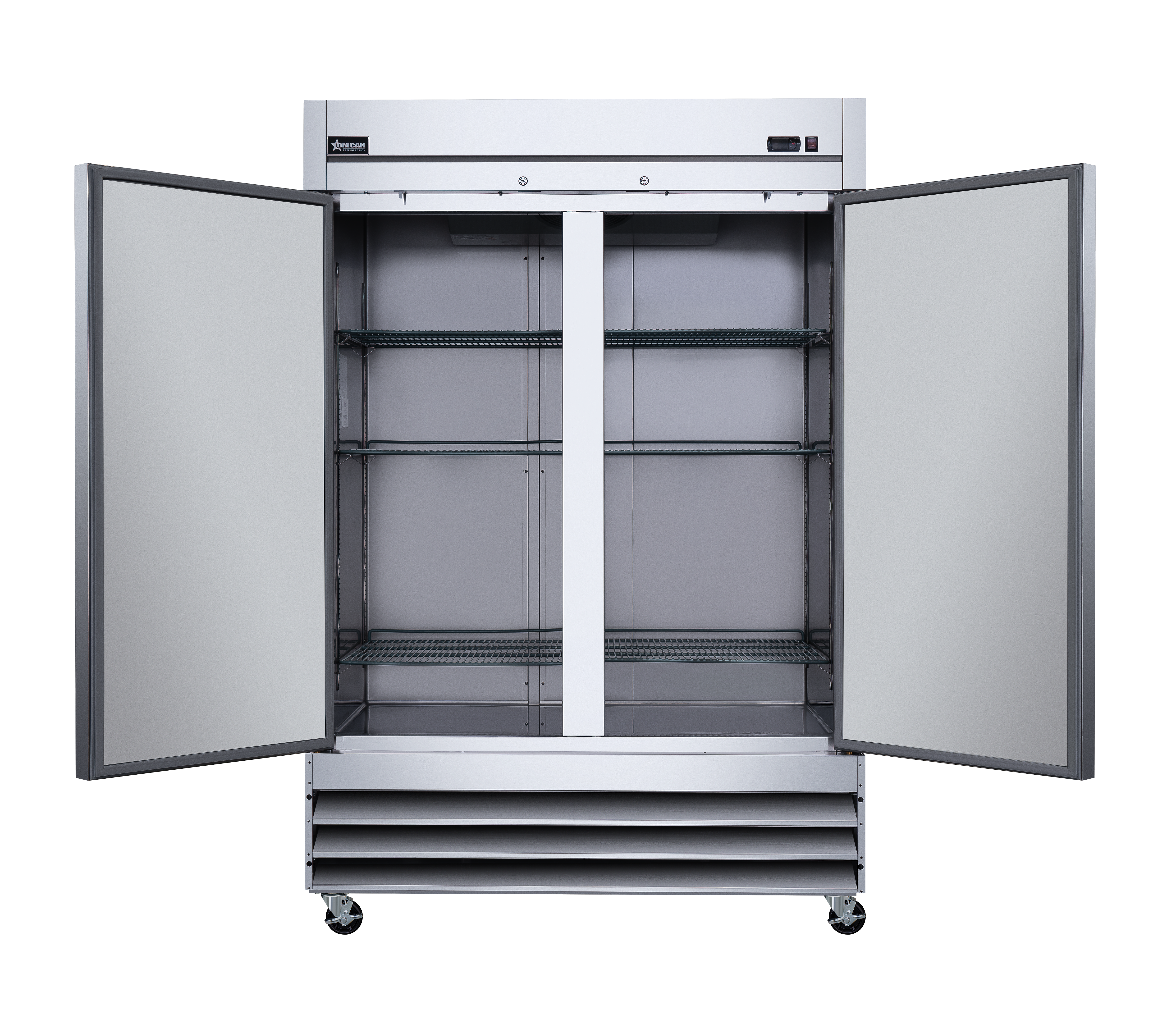 54″ Two (2) Door Reach-in Refrigerator, 47 cu.ft. (1330 L), Stainless Steel