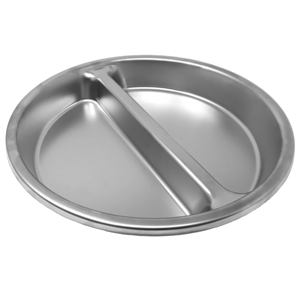 Chafer Divided Food Pan Round 15″ Dia for 80527