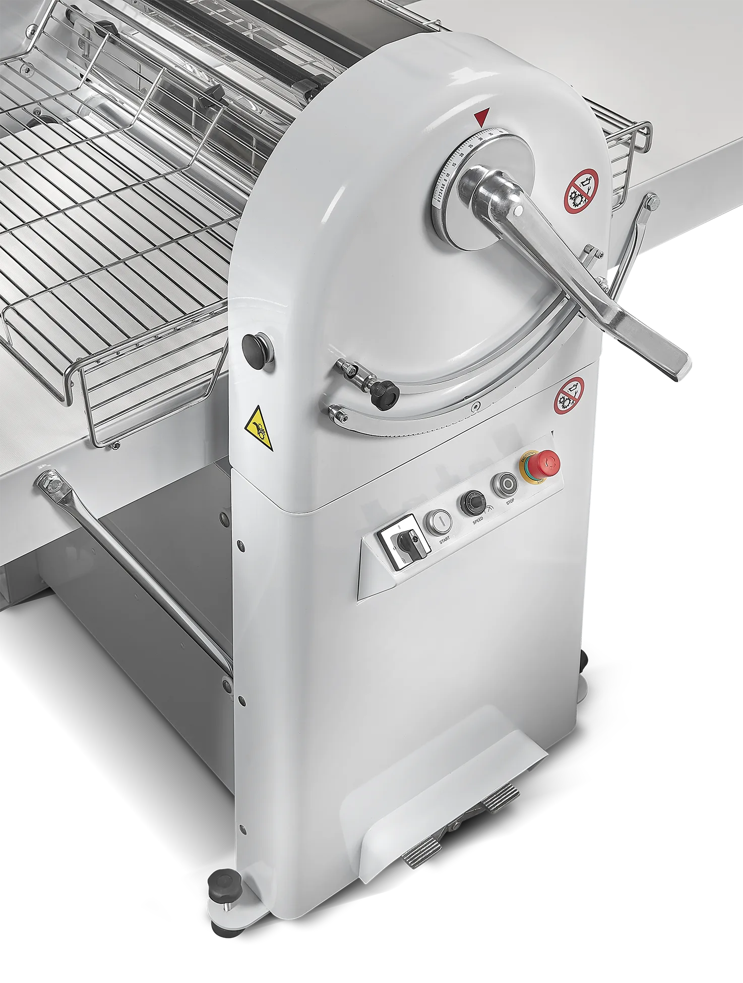 Avancini Kemplex SF600 17.6 lb (8 kg) Dough Sheeter Floor Model with 48″ Table | Trento – 750W, 220V, 1 Phase