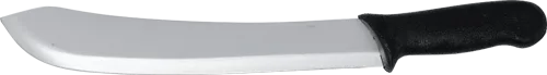 12″ Butcher Knife with Black Handle