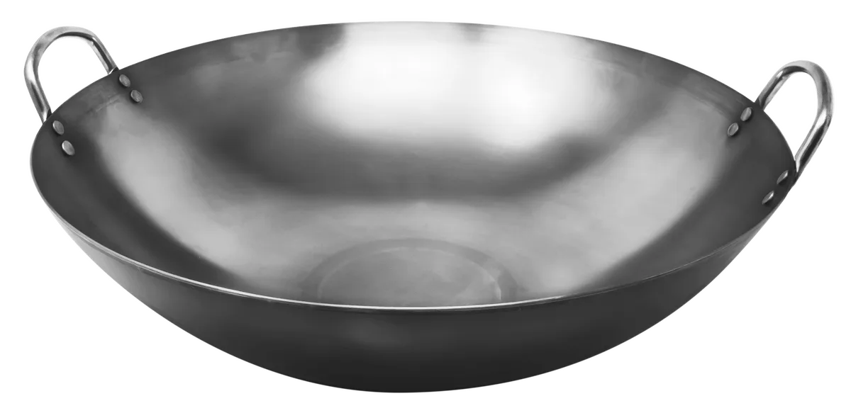 16″ Iron Double Ear Cantonese Wok