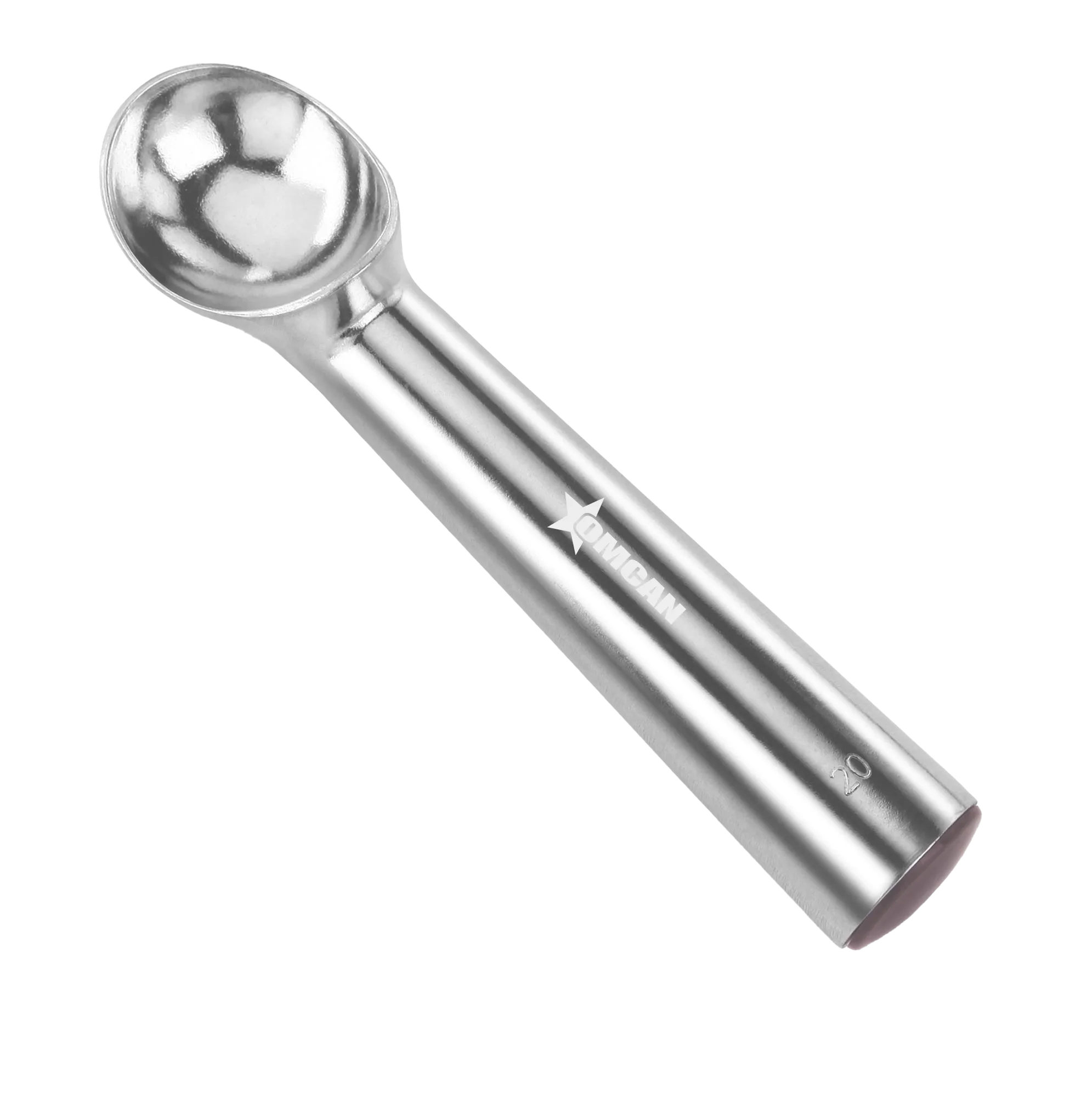 Aluminum Ice Cream Scoop / Dipper #20, Brown - 2 oz. (59 ml)