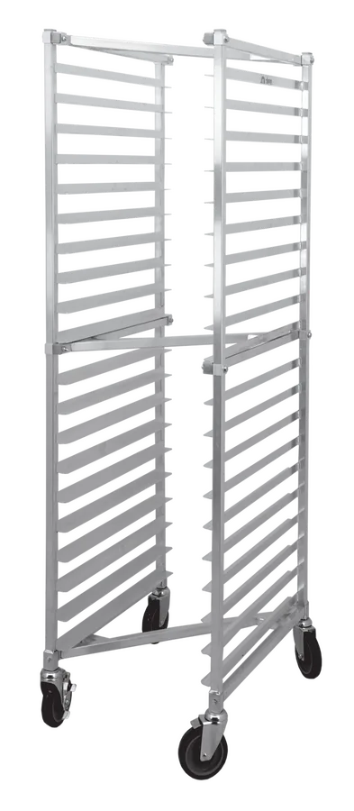 Aluminum Nesting Sheet Pan Rack – Square Top – with 20 slides and 3″ spacing