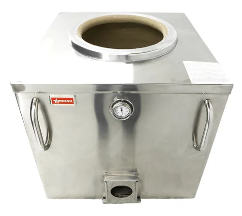 24″ x 24″ Stainless Steel Charcoal Tandoor Clay Oven