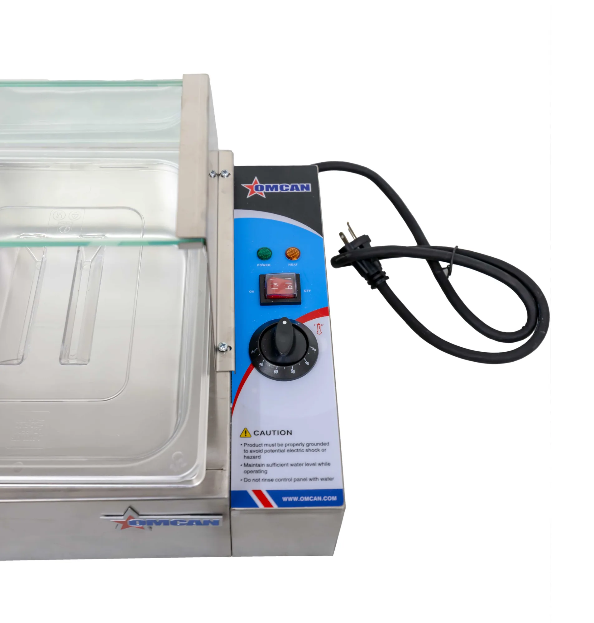 57" Bain Marie with 5 Half-size Pans - 1.8 kW, 110 V/60 Hz/1 Ph