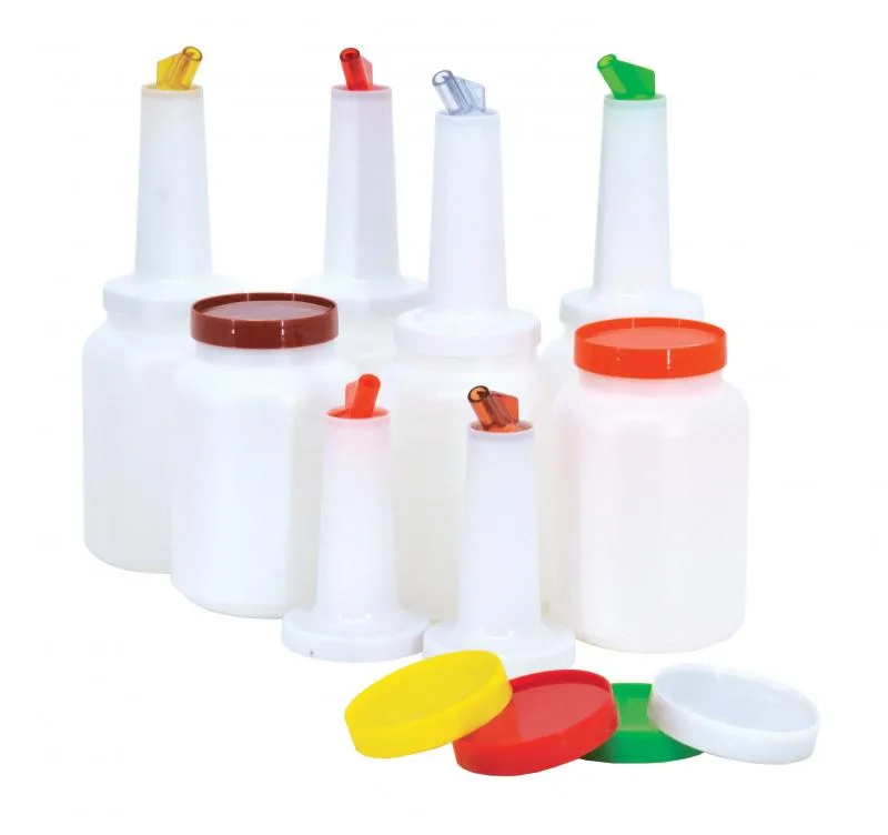 2 qt Continuous Flow Liquor and Juice Multi-Pour – 6 Assorted Colors