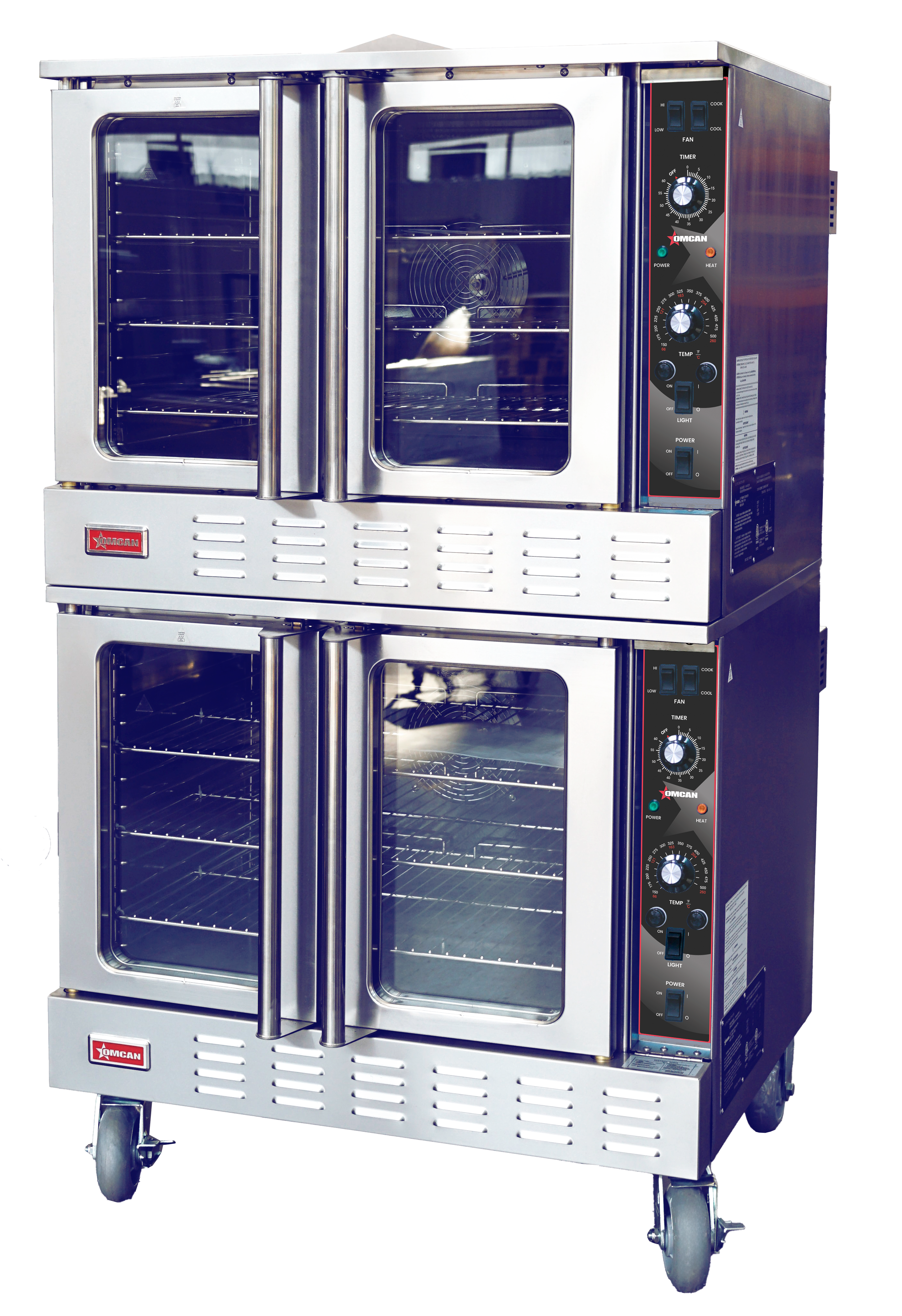 38" Floor Model Electric Convection Oven Double Chamber