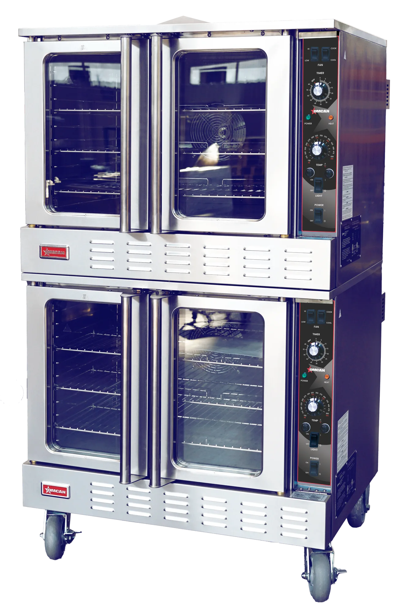 38" Floor Model Electric Convection Oven Double Chamber