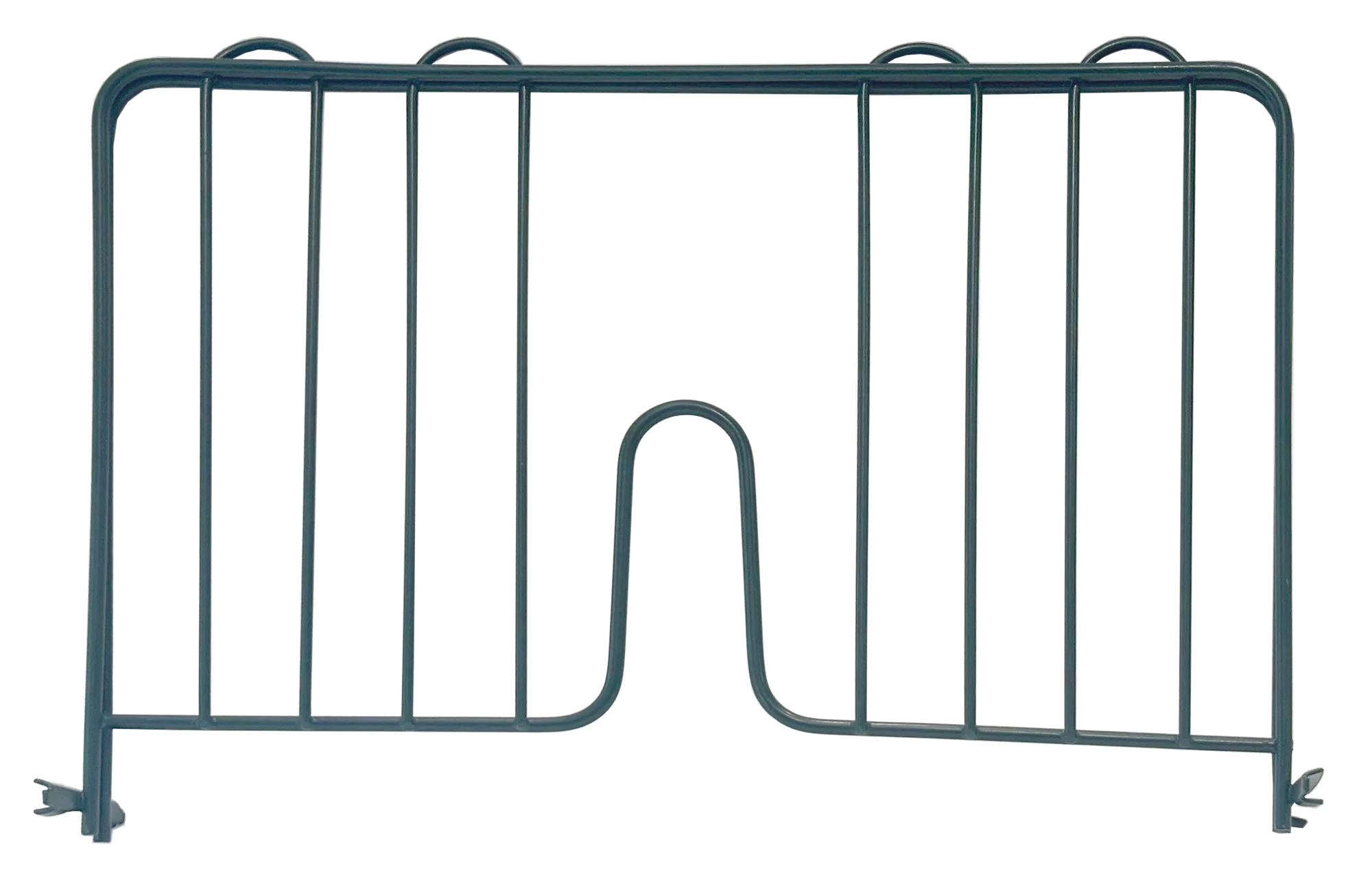 Pressure Fit Green Epoxy Shelf Divider 14" x 4"