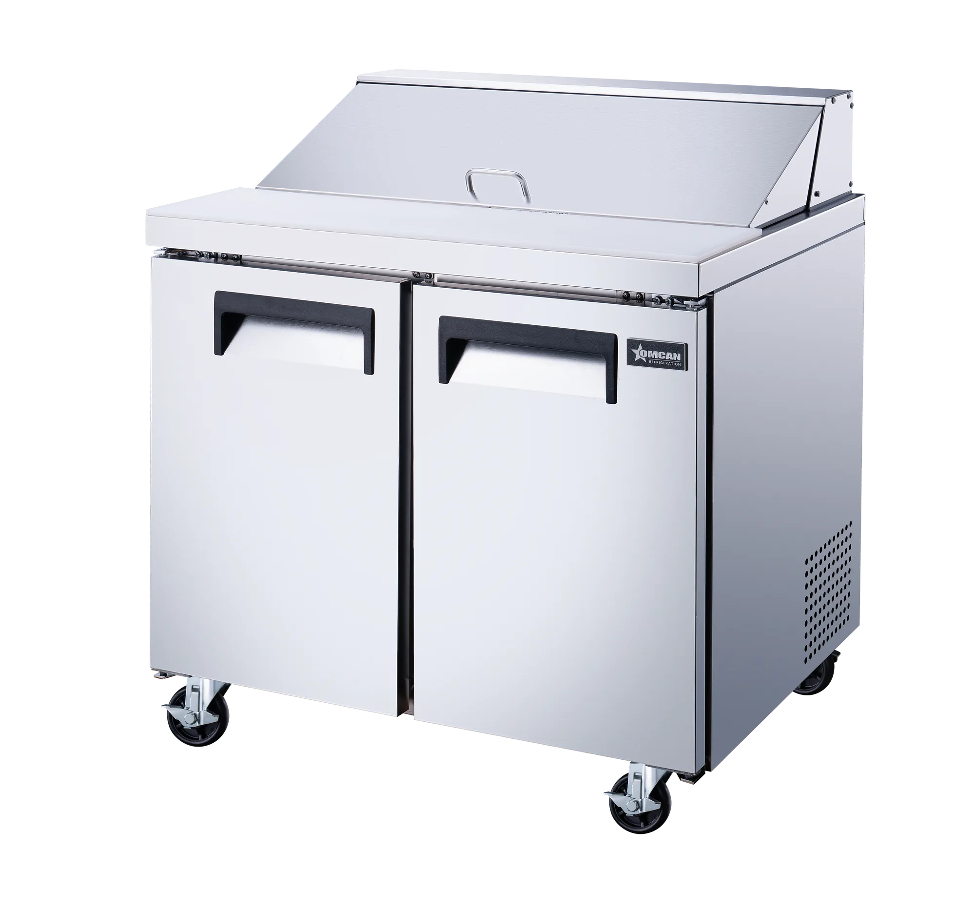 36″ Two (2) Door Refrigerated Prep Table, 9 cu.ft. (255 L), Stainless Steel