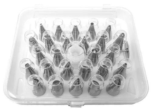 26 Piece Seamless Stainless Steel Cake Decorating Set