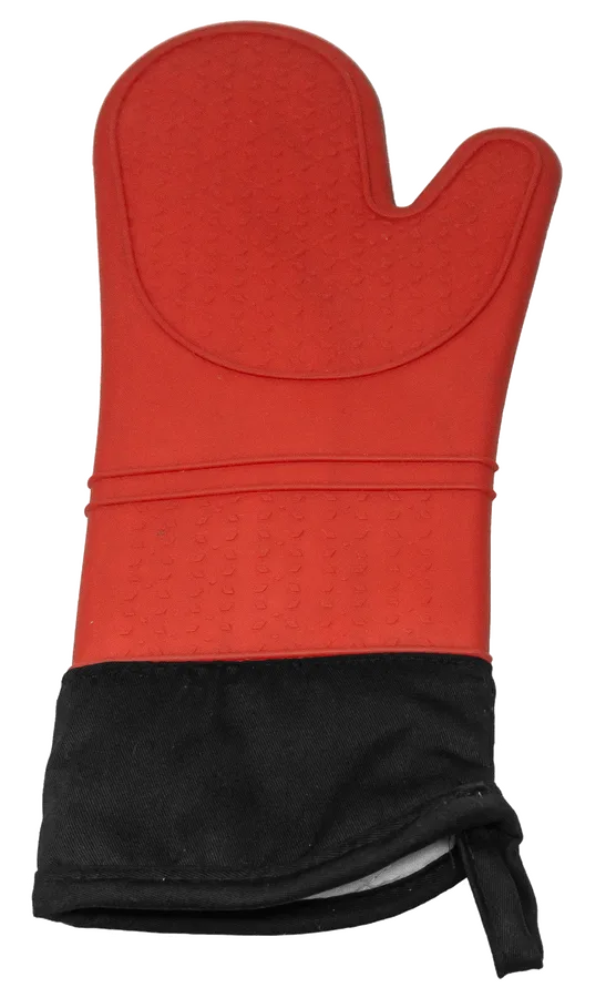 15″ Red Silicone Oven Mitt