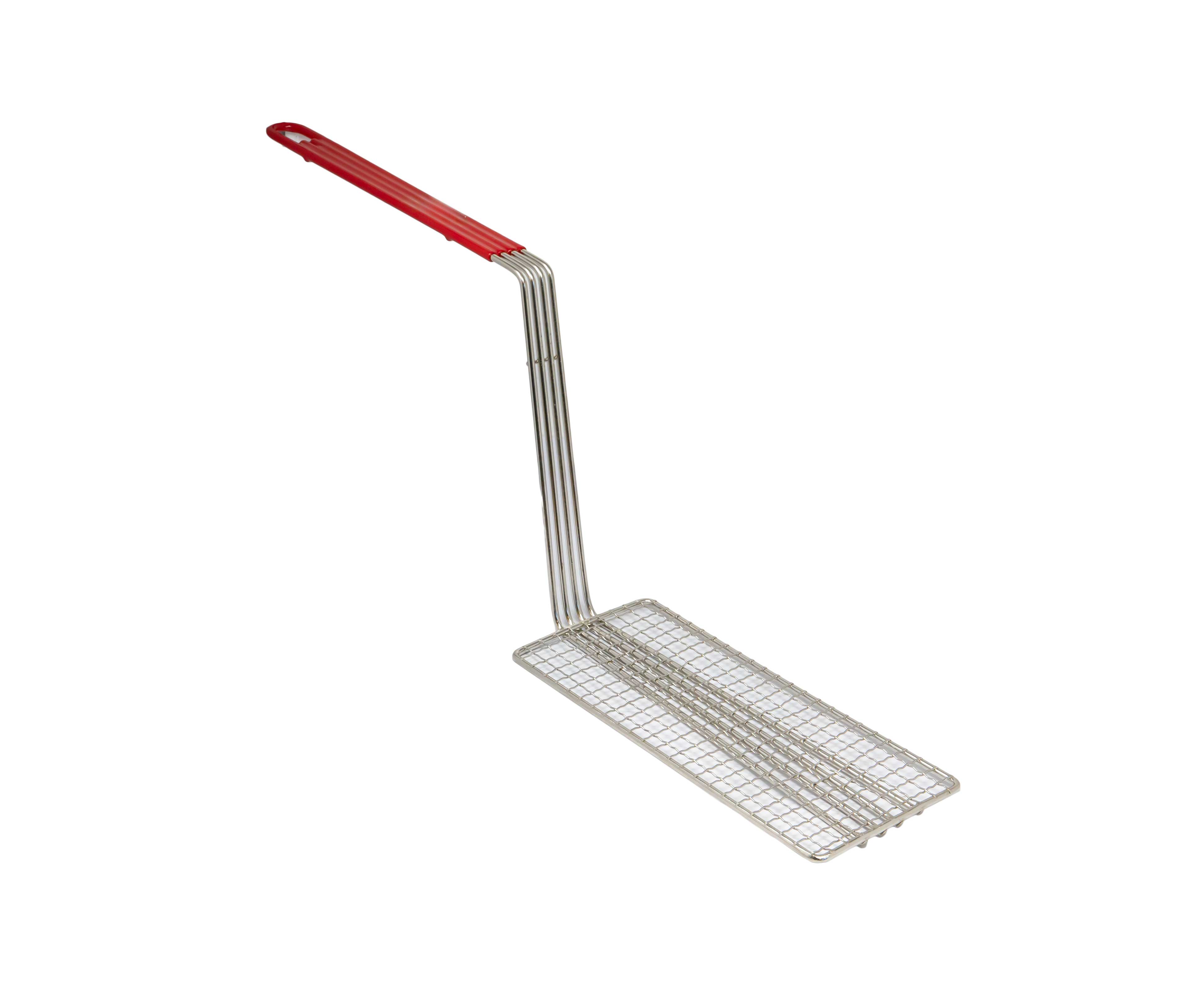 10 1/2″ X 4 3/4″ Fryer Basket Press with Plastic Handle