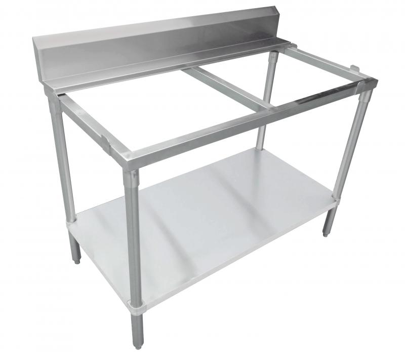 Poly Top Tables with Backsplash