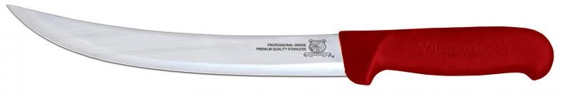 8" Breaking Knife with Red Super Fiber Handle