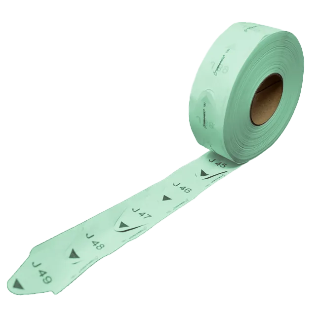 TM TICKETS T80 GREEN (30 ROLLS/CASE)
