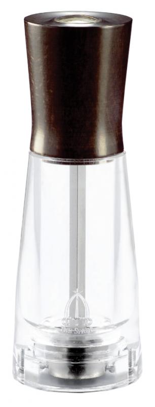 Tosca Series – 6" Pepper Mill Dark Beech Wood with Acrylic Resin Base