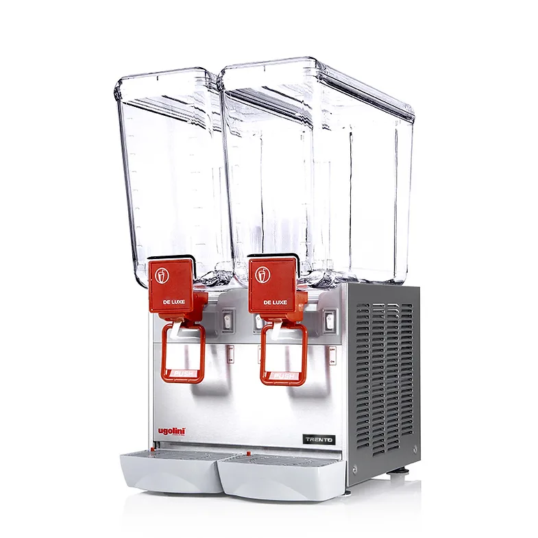 Ugolini Arctic Deluxe Impeller Double Bowl Juice Dispenser with 2 x 20L Capacity – 115V