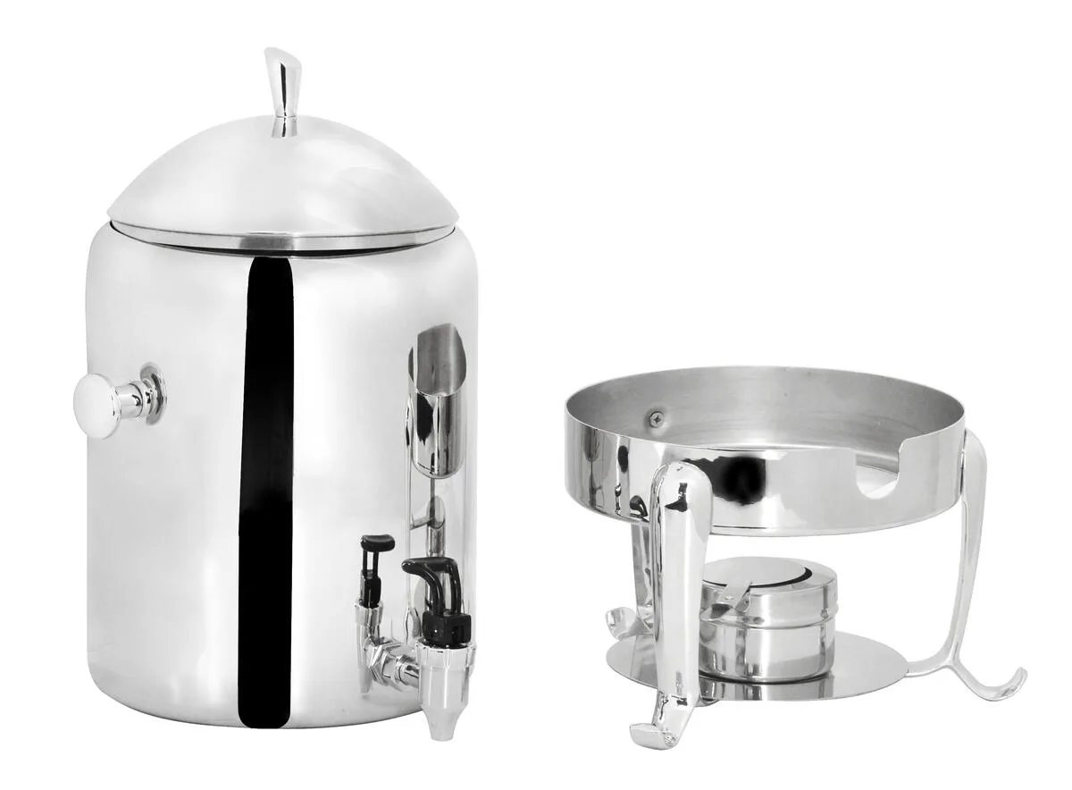 11 L / 11.62 qt Contemporary Stainless Steel Coffee Urn