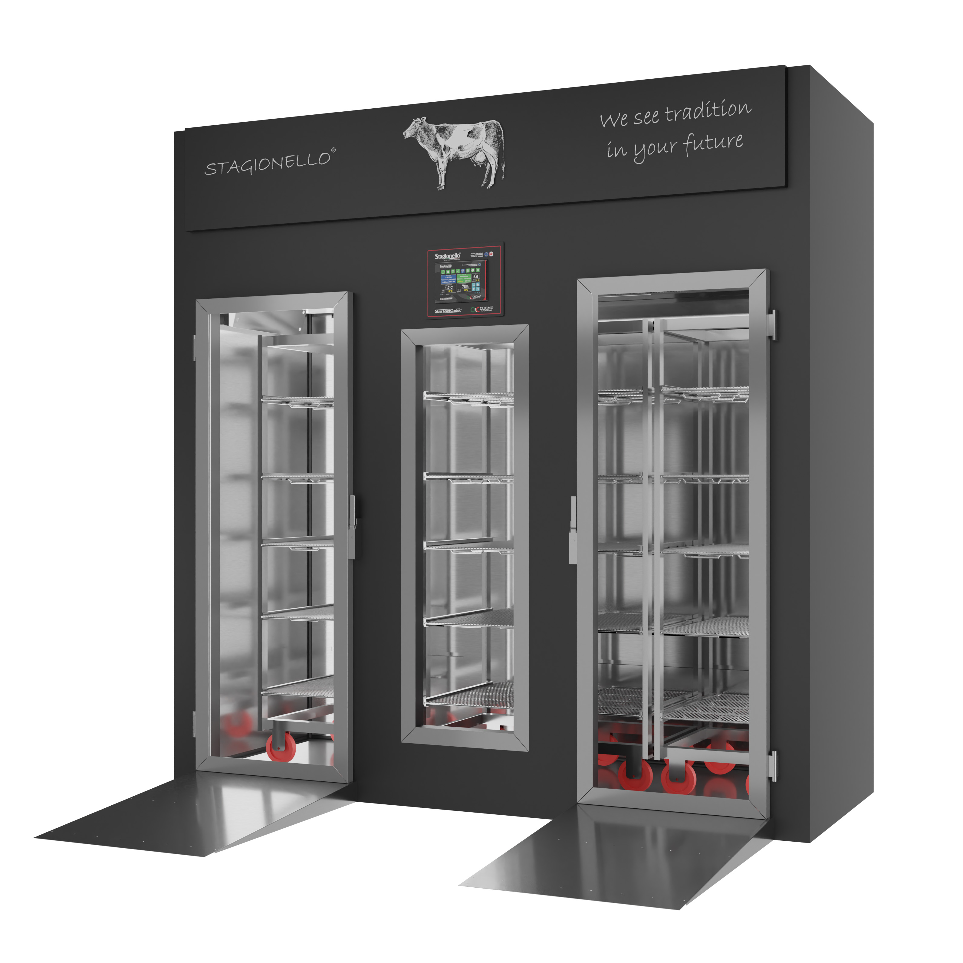 Stagionello® Maturmeat® 400 kg Meat Curing Cabinet with ClimaTouch® & Fumotic®