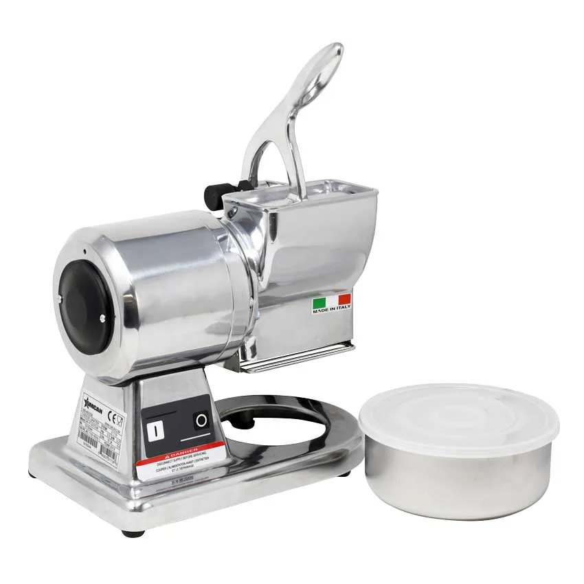Retro Cheese Grater with Microswitch, 66 lb./hr, Stainless Steel – 0.5HP (370W), 110 V