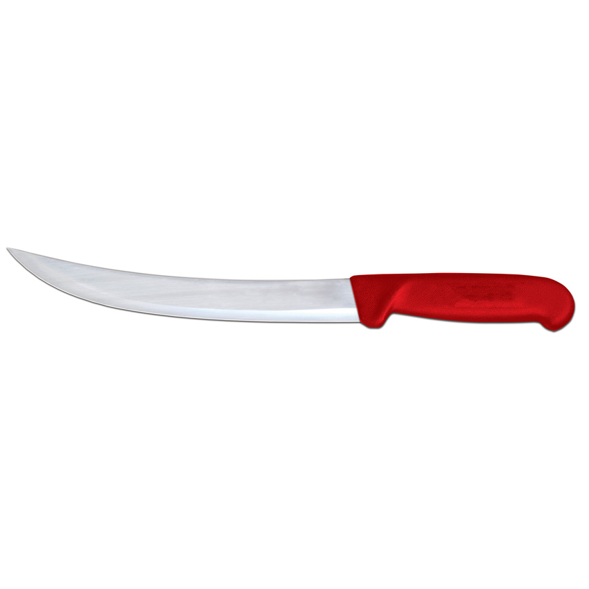 8" Breaking Knife with Red Polypropylene Handle